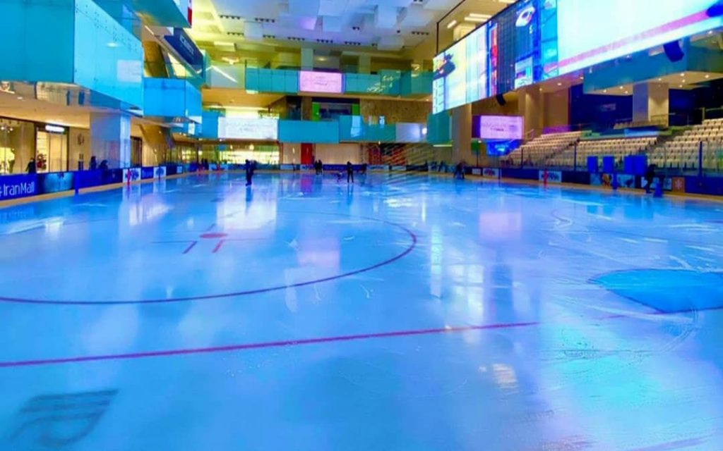 خدمات مهندسی تفضیلی و طراحی سیستم صدا و اکوستیک پیست یخ مرکز تجاری ایران مال